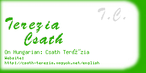 terezia csath business card